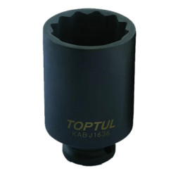 Головка торцева Toptul 12-гранна ударна довга 1/2&quot; 36мм (KABJ1636)