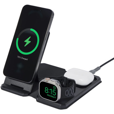 Зарядний пристрій UAG 3in1 Travel Charger Black/Grey (9B4412114030)