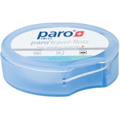 Зубная нить Paro Swiss Travel-floss Дорожная Розовая упаковка 5 м (7.1763/1)
