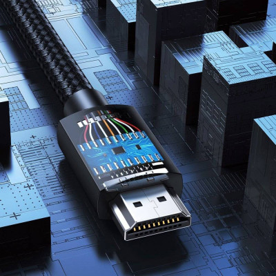 Кабель мультимедійний HDMI to HDMI 5.0m V2.0 HD119 Cafule Ugreen (40103)