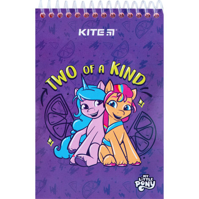 Блокнот Kite на спіралі My Little Pony А6, 48 аркушів, нелінований (LP24-196)