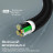 Дата кабель USB-C to USB-C 2.0m 3A xCord-CC200 black Promate (xcord-cc200.black)