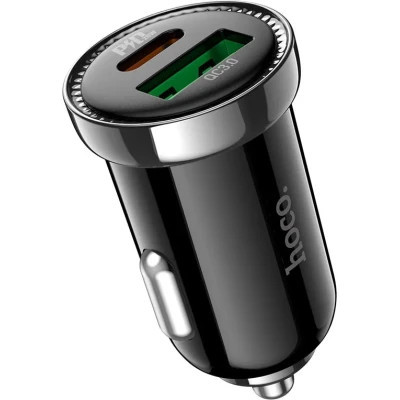 Зарядний пристрій HOCO Z44 USB-A/Type-C Black (6931474757241)