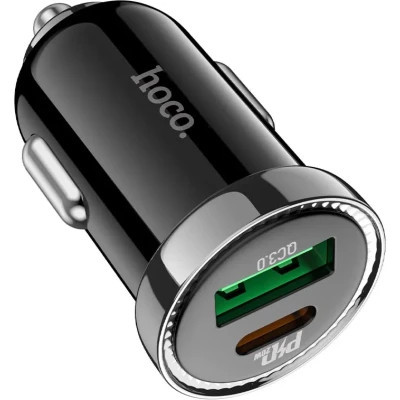Зарядний пристрій HOCO Z44 USB-A/Type-C Black (6931474757241)