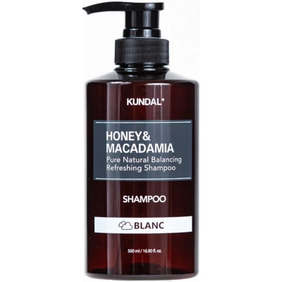 Шампунь Kundal Honey &amp; Macadamia Nature Shampoo Blanc 500 мл (8809568746212)