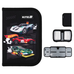 Пенал Kite 622-1 Hot Wheels 1 відділення, 2 відворот (HW25-622-1)