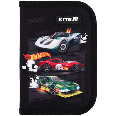 Пенал Kite 622-1 Hot Wheels 1 відділення, 2 відворот (HW25-622-1)
