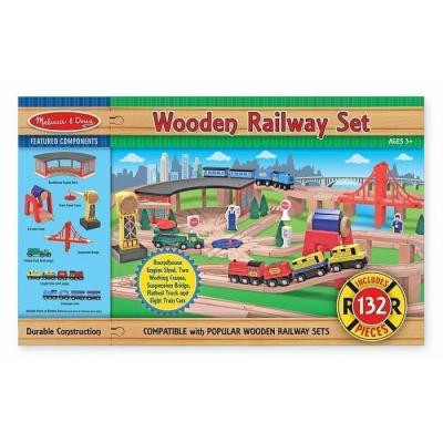 Залізниця Melissa&amp;Doug Деревянная железная дорога (MD701)