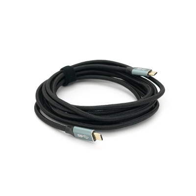 Дата кабель USB-C to USB-C 3.0m USB 3.2 Gen2 100W 10Gbps 4K60Hz black Voltronic (YT-TC-TC-B-3m)