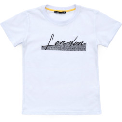 Футболка дитяча Blueland LONDON (3002-134B-white)