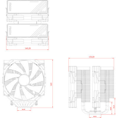 Кулер до процесора ID-Cooling FROZN A720 Black