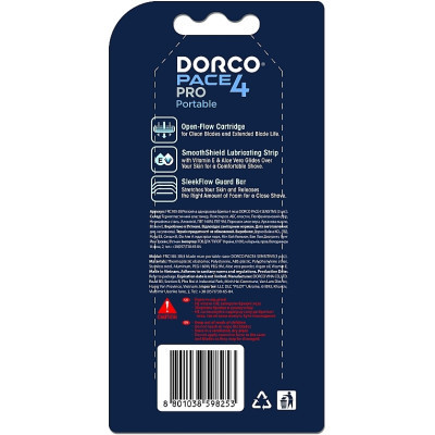 Бритва Dorco Pace 4 Pro Одноразова Для чоловіків 3 шт. (8801038598253)