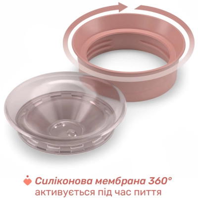 Поїльник-непроливайка Chicco Perfect Cup 200 мл. від 12 місяців (рожева) (06951.15)