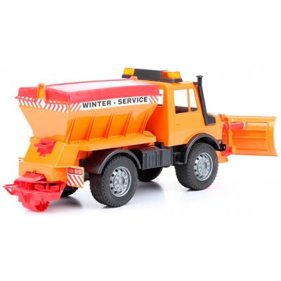 Спецтехніка Bruder вантажівка MB Unimog 1:16 Жовтогарячий (02572)