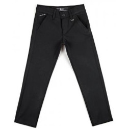 Штани дитячі A-Yugi шкільні полегшені (1112-146B-black)