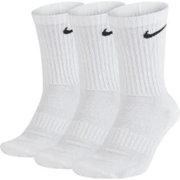 Шкарпетки Nike U NK EVERYDAY CUSH CREW 3PR SX7664-100 42-46 3 пари Білі (888407233883)