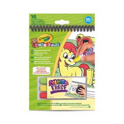 Набір для творчості Crayola Mini Kids Розмальовка багаторазова Ферма (81-1499-3)