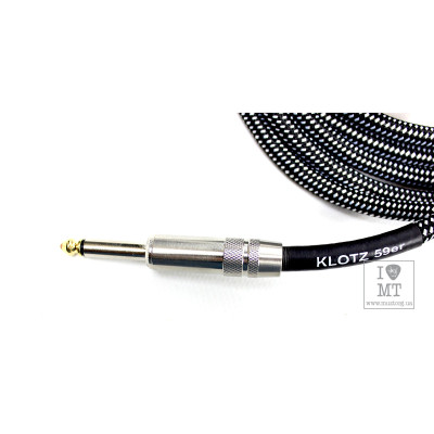 Інструментальний кабель Klotz 59 Vintage Pro Guitar Cable Angled 3 m (228233)