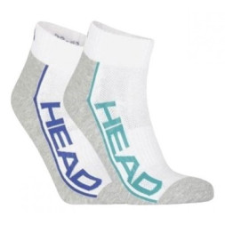 Шкарпетки Head Qperformance Quarter 791019001-003 2 пари Білий/Сірий/Мультиколор 43-46 (8720245076357)