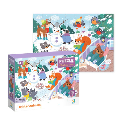 Пазл DoDo Зимові тваринки, 60 елементів (300578)