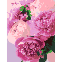 Картина по номерам Rosa Чарівні півонії, 35 х 45 см (4823098529736)