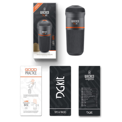 Аксесуар для кемпінгової кавоварки Wacaco Nanopresso DG Kit, резервуар 140мл, чашка, адаптер для капсул (DG_KIT)