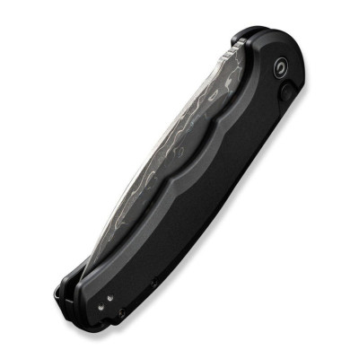 Ніж Civivi Praxis, Damascus, чорний алюміній (C18026E-DS1)