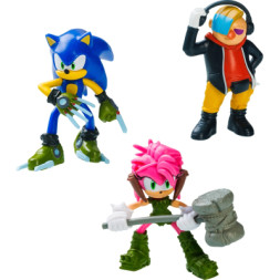 Фігурка Sonic Prime набір – Доктор Не, Сонік, Эмі (SON2020B)