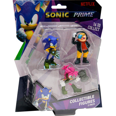 Фігурка Sonic Prime набір – Доктор Не, Сонік, Эмі (SON2020B)