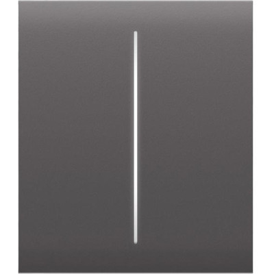 Розумний вимикач Ajax CenterButton 2-gang/grey