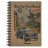 Блокнот Buromax spiral side, А6, 80sheets, KRAFT, square, assorted (BM.2483)