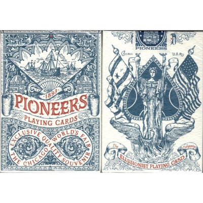 Гральні карти Ellusionist Pioneers Marked (blue) (PC_ELPMB)