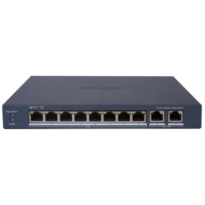 Комутатор мережевий Hikvision DS-3E1510P-EIV2
