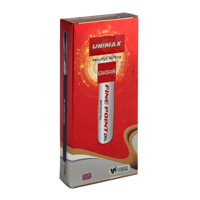Ручка кулькова Unimax Fine Point Dlx., синя (UX-111-02)