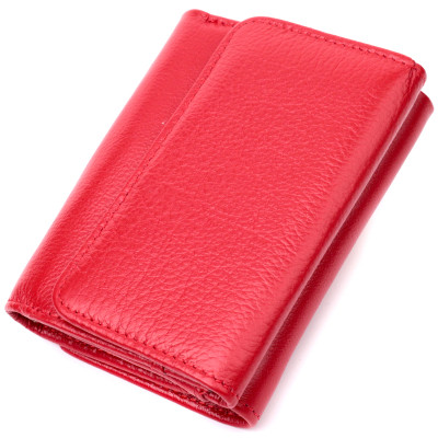 Гаманець ST Leather З натуральної шкіри Червоний (19478)