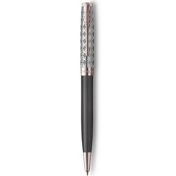 Ручка кулькова Parker SONNET 17 Metal &amp; Grey Lacquer PGT BP (68 232)
