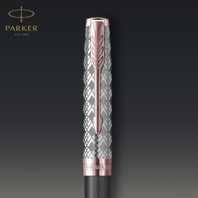 Ручка кулькова Parker SONNET 17 Metal &amp; Grey Lacquer PGT BP (68 232)