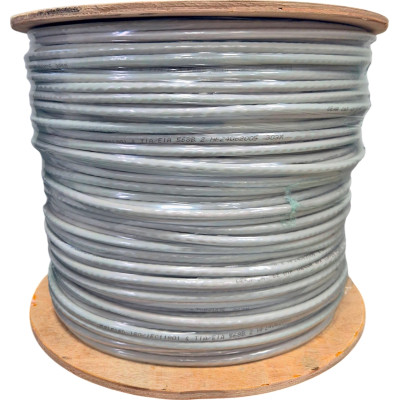 Кабель мережевий GEAR UTP 305м, cat.6, CU, 4*2*0,54, PVC, indoor, grey (GEC-UTPC6CU054305)