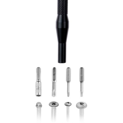 Набір біт Einhell 33шт,HEX, PH, RIBE, SL, Spline, Torx, 28мм, кейс (115010)