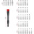 Набір біт Einhell 33шт,HEX, PH, RIBE, SL, Spline, Torx, 28мм, кейс (115010)