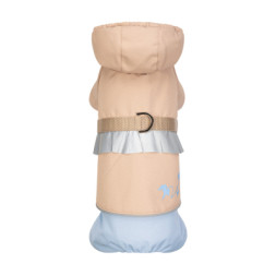 Дощовик для тварин Pet Fashion Tina XL бежевий/блакитний (4823082435197)