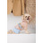 Дощовик для тварин Pet Fashion Tina XL бежевий/блакитний (4823082435197)