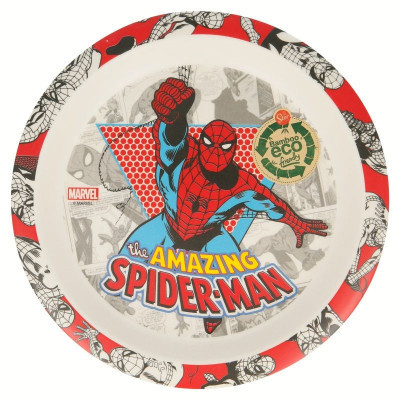 Набір дитячого посуду Stor Spiderman - Comic, Bamboo Set (Stor-01275)