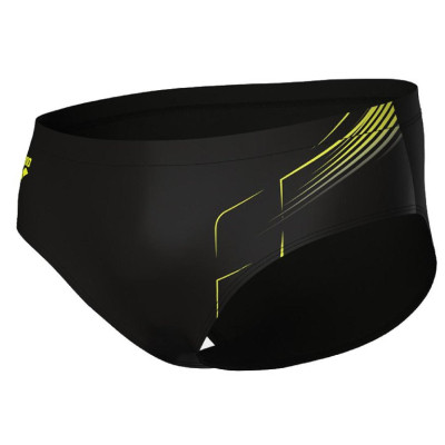 Плавки Arena Dive Swim Brief 007213-550 чорний, жовтий 80 (3468337174738)