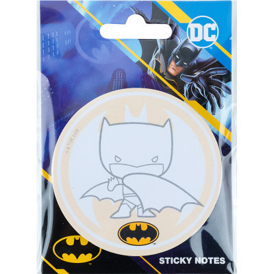 Папір для нотаток Kite з клейким шаром DC Comics 70х70 мм, 50 аркушів (DC23-298-2)