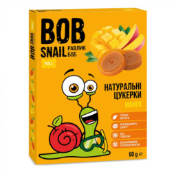 Цукерка Bob Snail Равлик Боб натуральні Мангові 60 г (4820219340584)