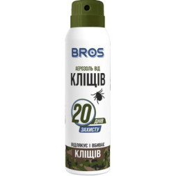 Аерозоль від комах Bros від кліщів 90 мл (5904517085121/5904517309982)