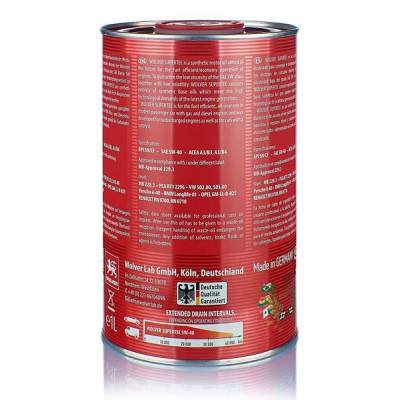 Моторна олива Wolver Ultratec 5W-40 1л (4260360940835)