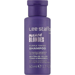 Шампунь Lee Stafford Bleach Blondes Purple Toning Shampoo 50 мл (5060282705838)