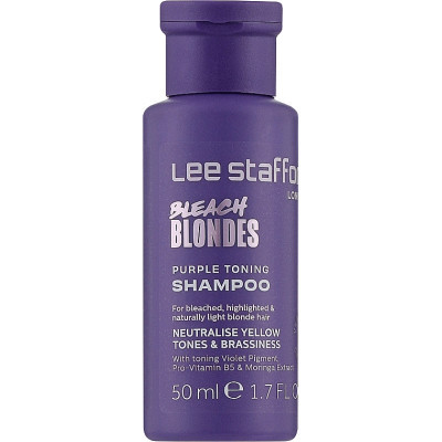 Шампунь Lee Stafford Bleach Blondes Purple Toning Shampoo 50 мл (5060282705838)